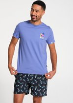 J&JOY - T-Shirt Mannen 24 Bahia Blue