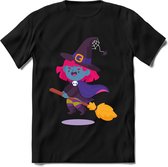 Halloween T-Shirt | Horror Liefhebber Kleding Kado Heren / Dames | Perfect Weerwolf , Monster , Vleermuis en Pompoen Cadeau Shirt | Grappige Zinnen, Spreuken en Teksten | Maat XXL