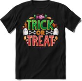 Halloween T-Shirt | Horror Liefhebber Kleding Kado Heren / Dames | Perfect Weerwolf , Monster , Vleermuis en Pompoen Cadeau Shirt | Grappige Zinnen, Spreuken en Teksten | Maat S