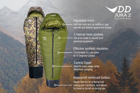 Jura 2 slaapzak - Multicam van Highlander — afbeelding 3