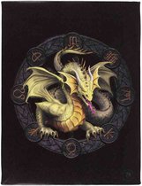 Quelque chose de différent Image sur toile 19x25cm Mabon Dragons des Sabbats par Anne Stokes Multicolore