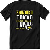 Tokyo - Shibuya | TSK Original & vintage | T-Shirt Heren - Dames | Geel | Perfect Cadeau Shirt | Grappige Spreuken - Zinnen - Teksten | Maat L