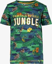 TwoDay jongens T-shirt met camouflage print - Groen - Maat 92