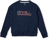 O'Neill Sweatshirts Girls ALL YEAR CREW Peacoat 104 - Peacoat 60% Cotton, 40% Recycled Polyester