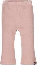 Flared pants rib oudroze /