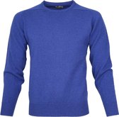 William Lockie - O Lamswol Blauw - Maat XXL - Regular-fit