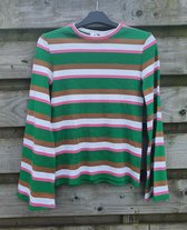 NA-KD wide sleeve striped top