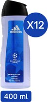 Adidas Uefa Mannen Douchegel (Voordeelverpakking) - 12 x 400 ml