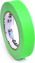 Pro  - Gaff neon gaffa tape 24mm x 22,8m groen