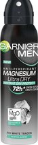 Garnier - Men Magnesium Ultra Dry 72h antyperspirant spray 150ml
