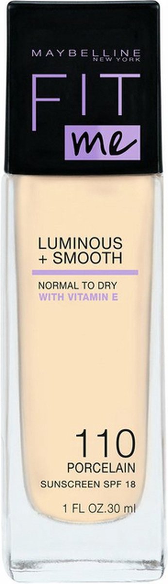 Maybelline - Fit Me Luminous & Smooth Foundation - Porcelain 110