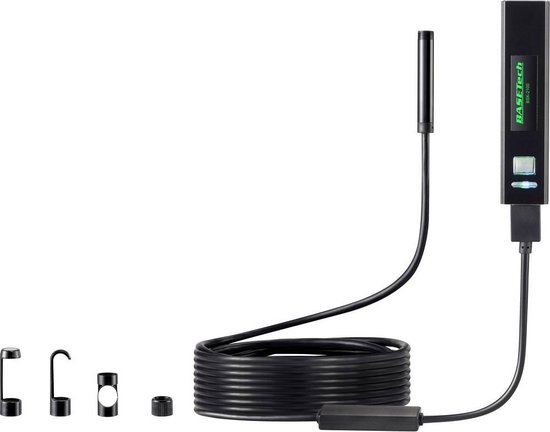 Basetech BSK-2100 USB-endoscoop Sonde-Ø: 8 mm Sondelengte: 10 m