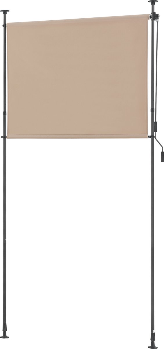 Rolgordijn voor buiten Cimarra 150x270 cm zandkleurig