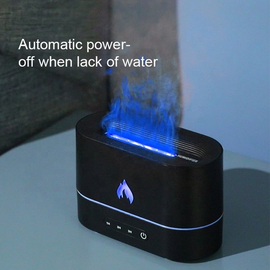 3D Viatel Blue and Fire Flame Diffuser Aroma Diffuser met vlam effect