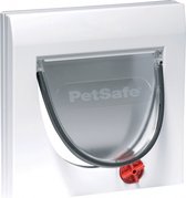 katten-hondenluik tunnel 4Way 22,3 x 16 cm wit 2-delig