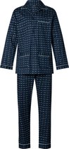 Gentlemen heren pyjama poplin | MAAT 60 | Blocks & dots | marine