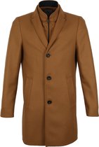 Suitable - Prestige Coat Hans Bruin - Heren - Maat 50 - Slim-fit