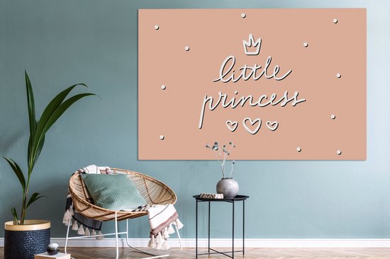 Toile Peinture Citations - Petits Princes - Proverbes - Enfants - Kids - Bébé - Meiden - 150x100 cm - Décoration murale