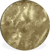 Cercle mural - Cercle mural - Glitter - Goud - Abstrait - Aluminium - Dibond - ⌀ 90 cm - Intérieur et extérieur