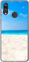 Geschikt voor Huawei P20 Lite (2020) hoesje - Strand - Zee - Zand - Siliconen Telefoonhoesje