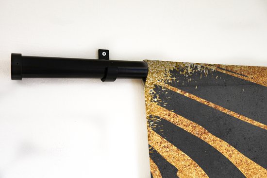 Tapisserie - Tapisserie - Or - Zwart - Abstrait - 150x100 cm - Tapisserie