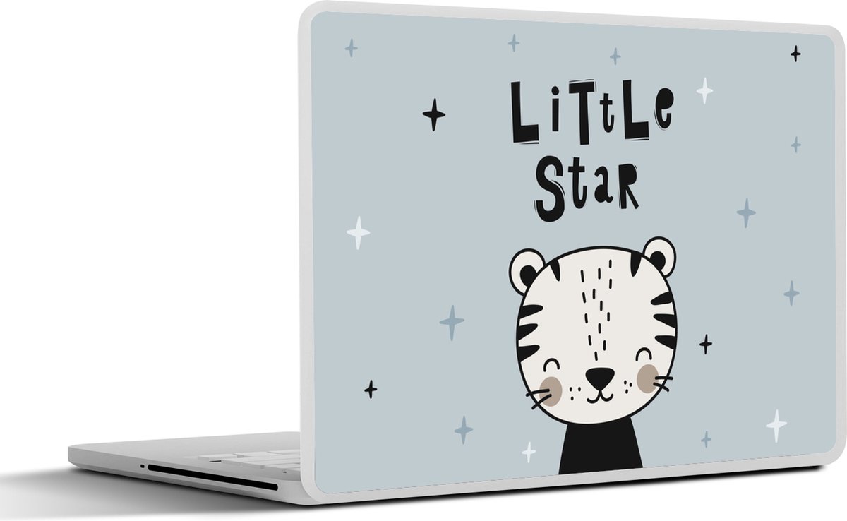Laptop sticker - 12.3 inch - Quotes - Little star - Spreuken - Baby - Kids - Kinderen - Jongens - Meiden - 30x22cm - Laptopstickers - Laptop skin - Cover