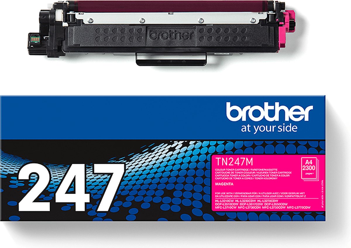Brother TN-247M - Magenta - origineel - tonercartridge - voor Brother DCP-L3510, HL-L3270, HL-L3290, MFC-L3710, MFC-L3730, MFC-L3750, MFC-L3770