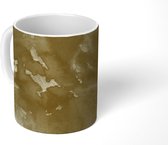 Mok - Goud - Verf - Abstract - 350 ML - Beker - Uitdeelcadeautjes