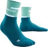 CEP Run Mid-Cut Compressie Sokken - Petrol - Heren(45-48)