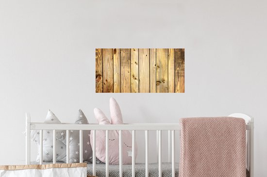 Stickers muraux - Film autocollant - Rural - Planche - Bois - 40x20 cm - Film adhésif - Stickers muraux Chambre d'enfant - Papier peint autocollant