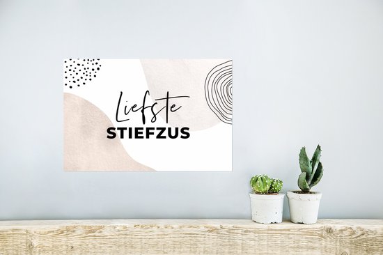 Affiche Proverbes - Marron - 'Dearest stepister' - Citations - 30x20 cm