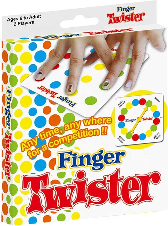 Finger Twister - Jeu d'action - Jeu Twister Enfants / Adultes - Édition  Voyage -... | bol