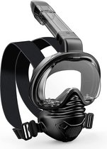 Veilig snorkelmasker – snorkeluitrustingsset met 180 graden panoramazicht, anti-condens en lekbescherming met camerahouder, snorkelmasker voor volwassenen en kinderen
