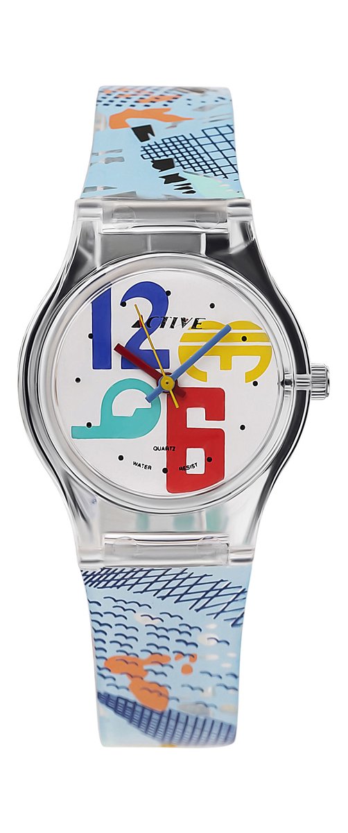 Active ACT-003 Horloge - Kunststof - Multi - Ø 28 mm