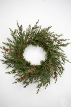 Kunsttak Pine - topkwaliteit decoratie - Groen - zijden tak - 61 cm hoog