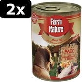 2x FARM NATURE DUCK/APRICOT 400GR