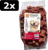 2x BIOF 3-IN-1 KOEKJES CRANBERRY 500GR