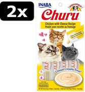 2x INABA CHURU CHICKEN/CHEESE 56GR