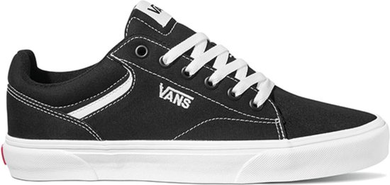 black and white vans canvas