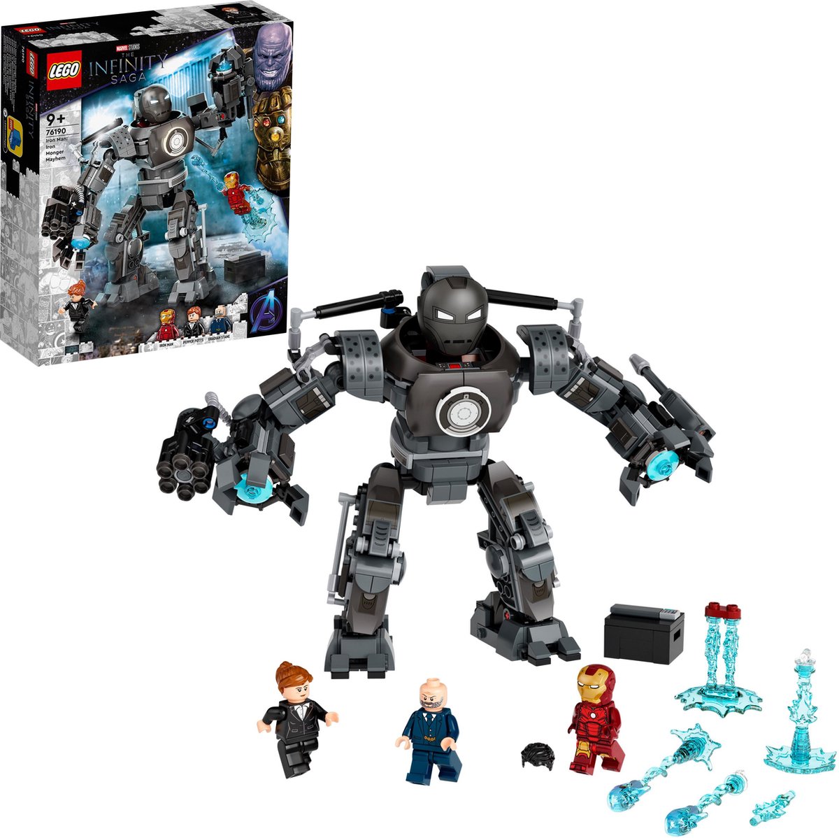 LEGO Super Heroes Iron Man: Iron Monger Mayhem 76190 — afbeelding 9