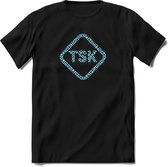 TSK Studio Shirt |Licht Blauw | T-Shirt Heren / Dames | Original & vintage | Sport Shirt Cadeau | Maat XXL