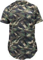 T-shirt camo army - Verschillende maten - Gemaakt van duurzaam polyester Dry-fit XL