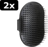 2x VERZORGINGSBORSTEL RUBBER 13X8CM