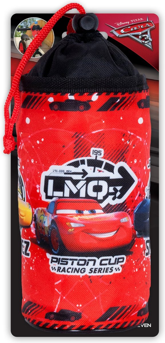 Disney Draagtas voor drinkbeker school - Disney Cars 0,5 Liter Rood — afbeelding 2