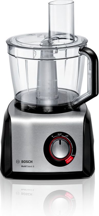 Bosch MultiTalent 8 MC812M844 - Foodprocessor - Zwart/RVS