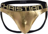 Andrew Christian Golden Boy Jockstrap - Maat S - Heren Jockstrap - Goud Metallic Look