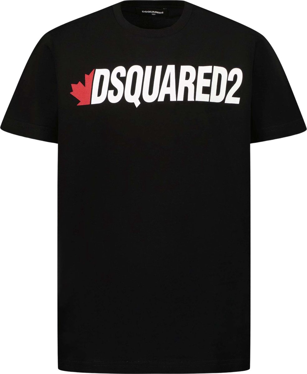 Dsquared2 Jongens T-shirt Zwart maat 152