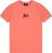 Malelions Junior Double Signature T-Shirt - Peach - 16 | 176