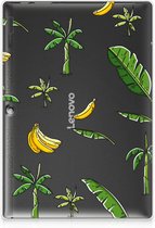 Hoesje Lenovo Tab 10 | Tab 2 A10-30 Backcover met naam Banana Tree met transparant zijkanten