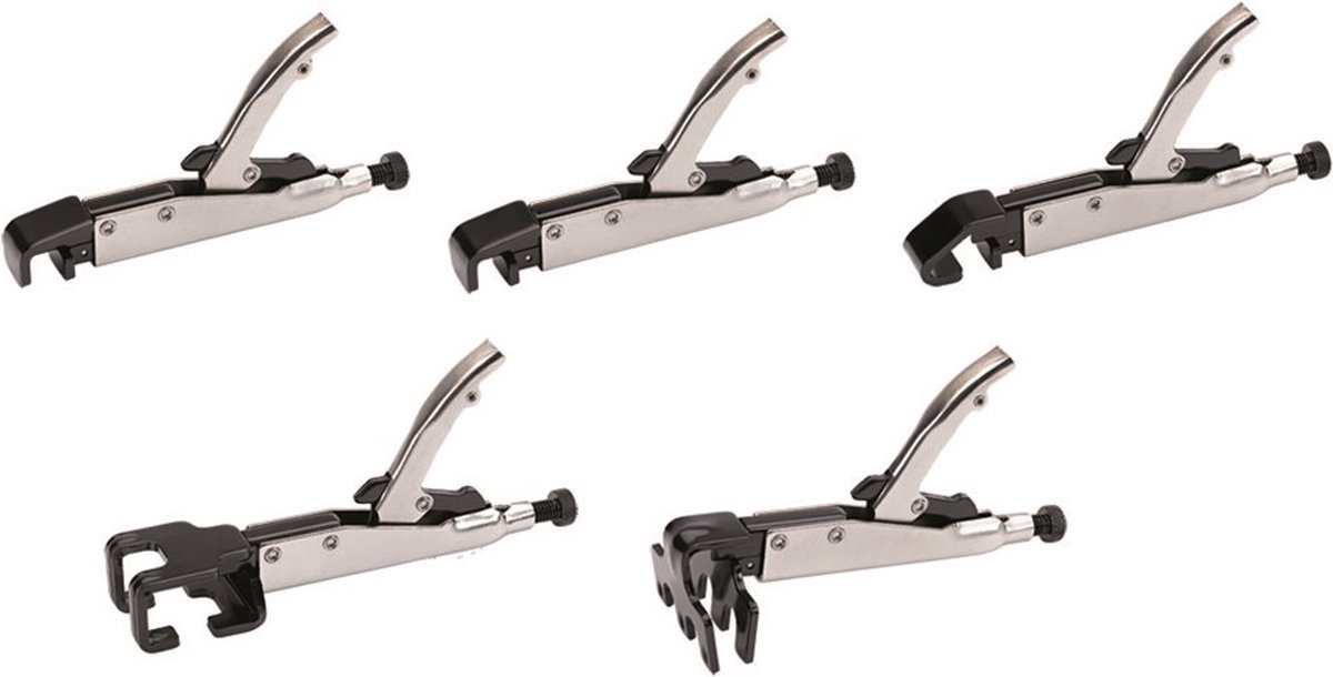 TELWIN - Lasklemmenset Automotive 5 stuks - KIT 5 WELDING CLAMPS FOR AUTOMOTIVE